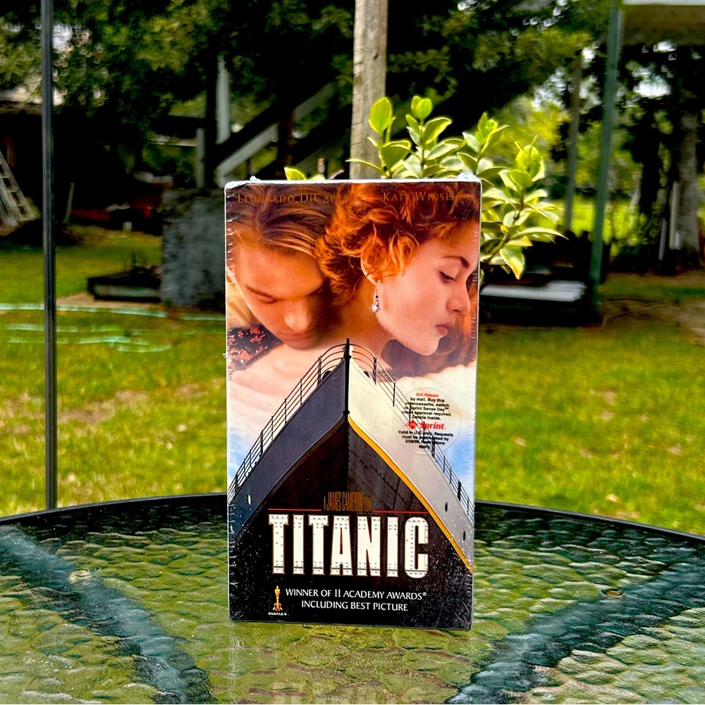 NEW TITANIC VHS TWO TAPE BOX SET